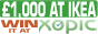 £1000 in IKEA vouchers, win it at Xopic