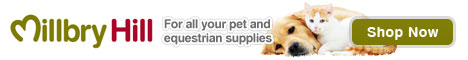 Millbry Hill pet supplies for dogs, cats, horses and more
