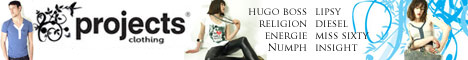 Projects clothing discount voucher codes - Designer menswear, womenswear