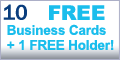 Free business cards from VistaPrint