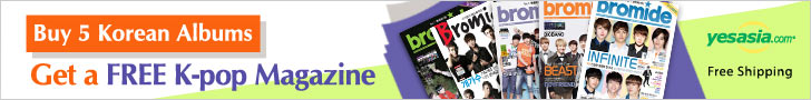 Buy 5 Korean Albums Get a FREE K-pop Magazine