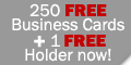 Free business cards and holder from VistaPrint!