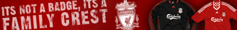 08-09 Liverpool home football shirts