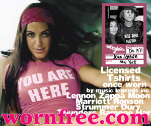 Worn Free the coolest classic t shirts ever www.wornfree.com