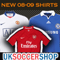Official 2008-09 Football Shirts