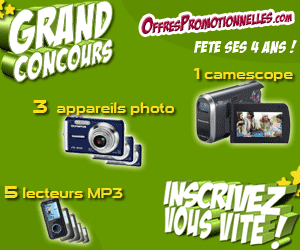 Jeu concours pour gagner des lots