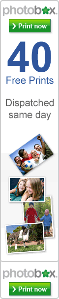 40 free prints and award winning service at PhotoBox