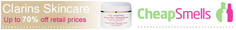 CheapSmells - Clarins skincare products up to 70% off retail prices
