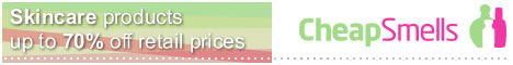 CheapSmells - skincare products up to 70% off retail prices