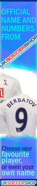 Official Name and Numbers from UKSoccershop
