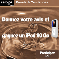 Participez au jeu concours Caloga gagnez un ipod 80go