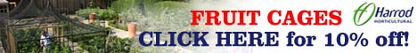 10% discount of all Harrod Horticultural Fruit Cages
