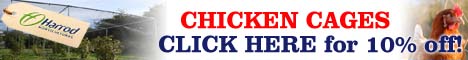 Buy Chicken Cages Now at Harrod Horticultural and Get 10% Off