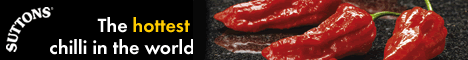 Suttons Chilli Bhut Jolokia Seeds