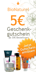 Jetzt 5� Gutschein f�r BioNaturel den Kosmetikshop sichern