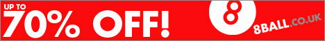 Clearance SALE at 8ball.co.uk