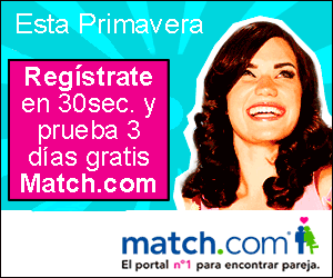 Match.com portal n�mero 1 para encontrar pareja, ya que
tiene servicios de encuentros en 18 idiomas, y usuarios solteros y
solteras de 240 pa�ses diferentes.