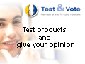 Test and Vote Logo
