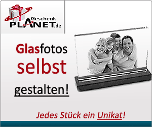 Geschenkplanet.de - 3D Glas-Foto selbst gestalten