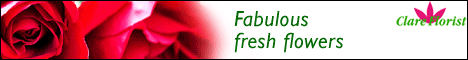 Clare Florist, delivering lovely fresh Valentines day flowers throughout the UK, next day without an