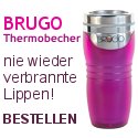 BRUGO Thermobecher bei Sonntagmorgen Kaffee