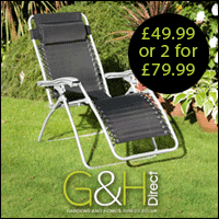 Gardens and Homes Direct Sunlounger Offer