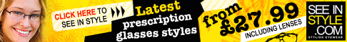 See in Style discount voucher codes - Glasses online