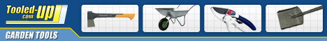 Gardening Tools including spades, forks, trowels, rakes