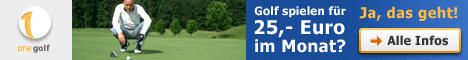 G&uuml;nstig Golfen ab 25 Euro im Monat