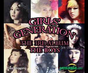 Girls' Generation Vol. 3 - The Boys + Poster in Tube
