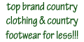 country clothing