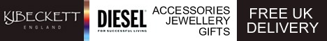 Diesel fashion, jewellery and gifts at KJ Beckett