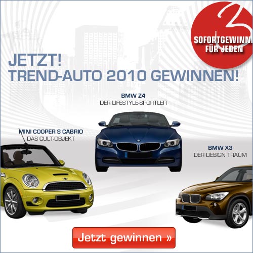 Jetzt! Gewinnen Sie das Trendauto 2010!