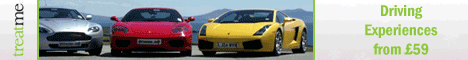 Supercar Gifts from Treatme.net