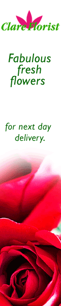 Clare Florist, delivering lovely fresh Valentines day flowers throughout the UK, next day. 