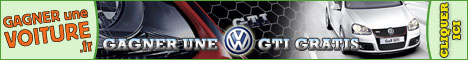 Gagnez une VW Golf GTI gratuitement!