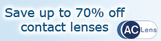 Save 70% off contact lenses!