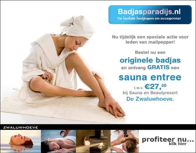 Badjas kopen en Gratis naar de Sauna badjas kopen