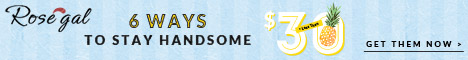 6 Ways to Stay Handsome + Free Shipping